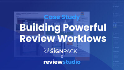 The sign pack building powerful review workflows with ReviewStudio