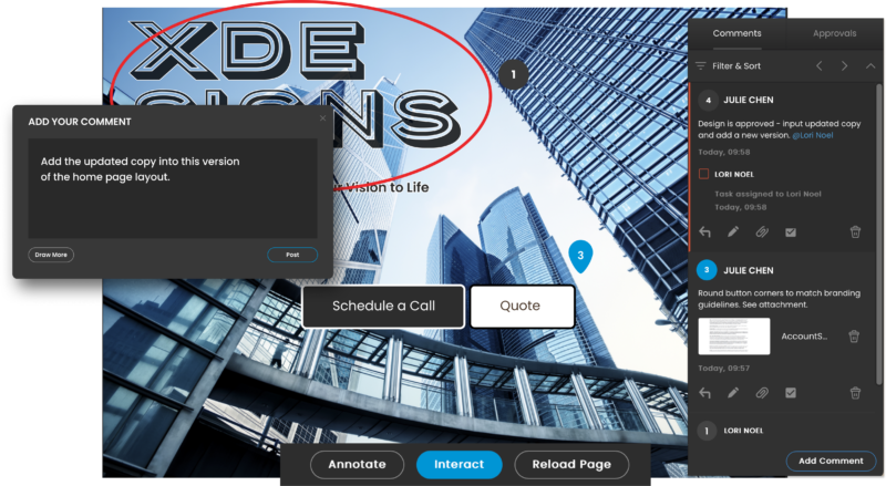Faster website proofing with ReviewStudio