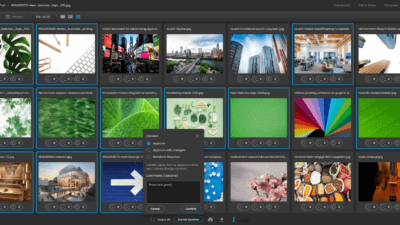 ReviewStudio grid view features